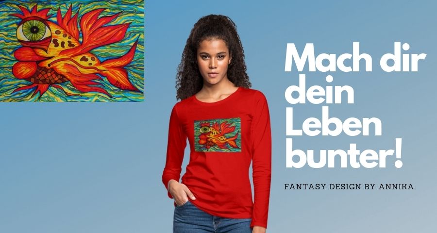 Design Langarmshirts von Fantasy Design by Annika